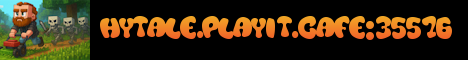 Hytale Playit Cafe Gameplay Banner