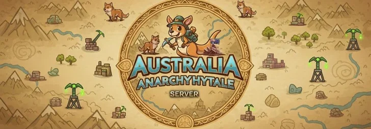 Australia Anarchy Hytale | Pre-Release Hytale Server Banner