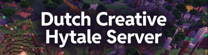 Dutch Creative Hytale Server Gameplay Banner