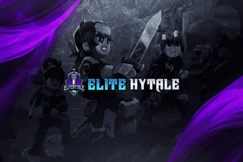 EliteHytale PVP No LAG Active Staff Gameplay Banner