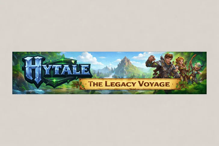 The Legacy Voyage Modded Hytale Hytale Server Banner